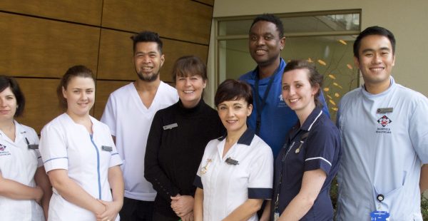 Group of nurses and doctors