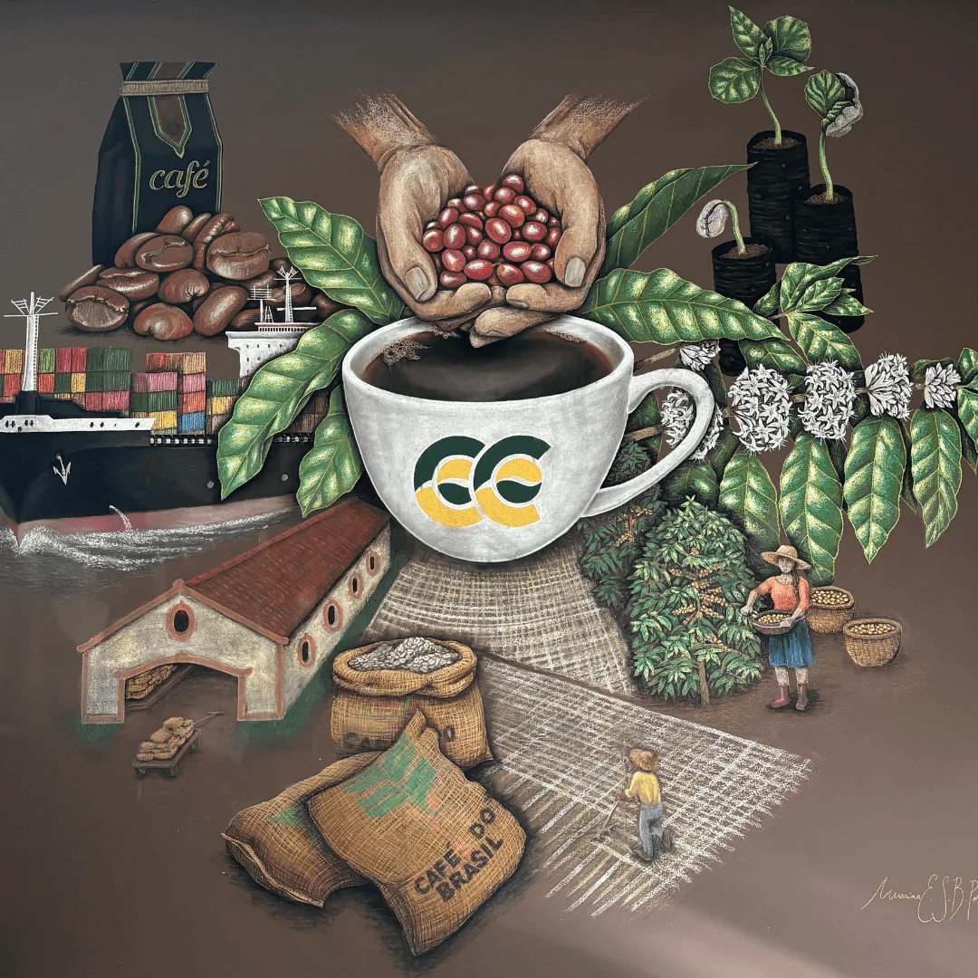 COCARIVE Mural at their headquarters in Minas Gerais, Brazil