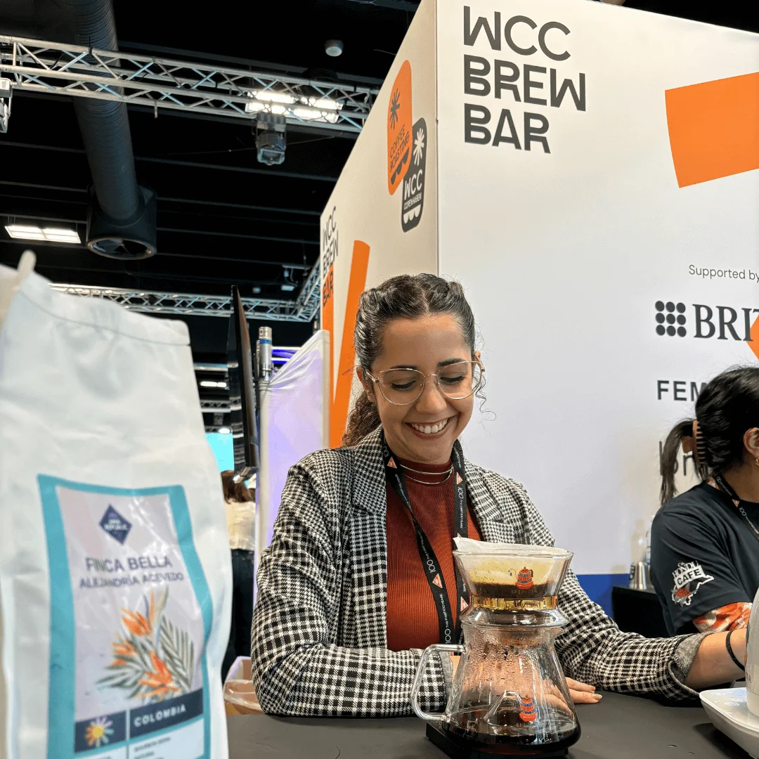Coffee Quality Consultant brewing a single origin coffee