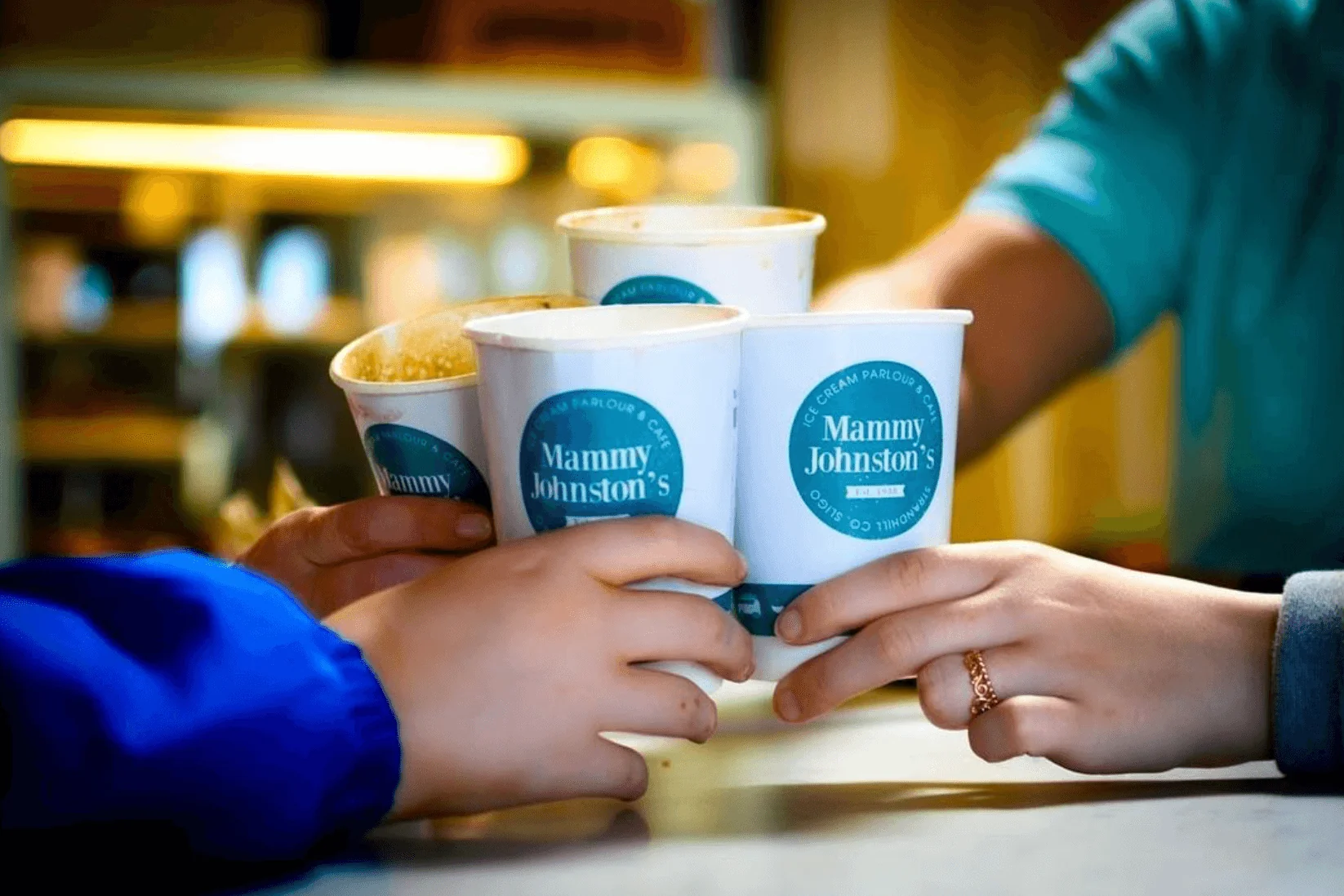 Mammy Johnston's coffee cups